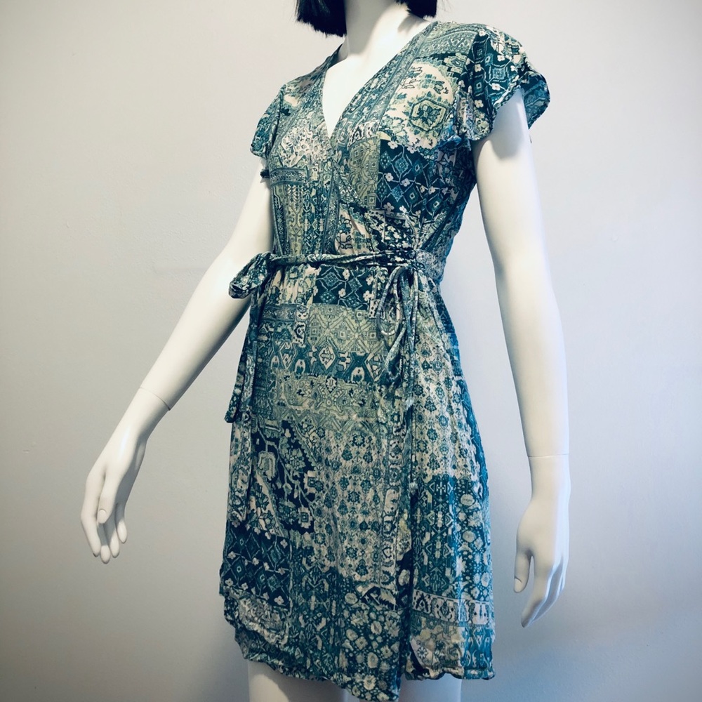 Vajor • Bohemian Mini Dress • Blue